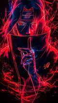 Itachi Destellos Rojos de Naruto