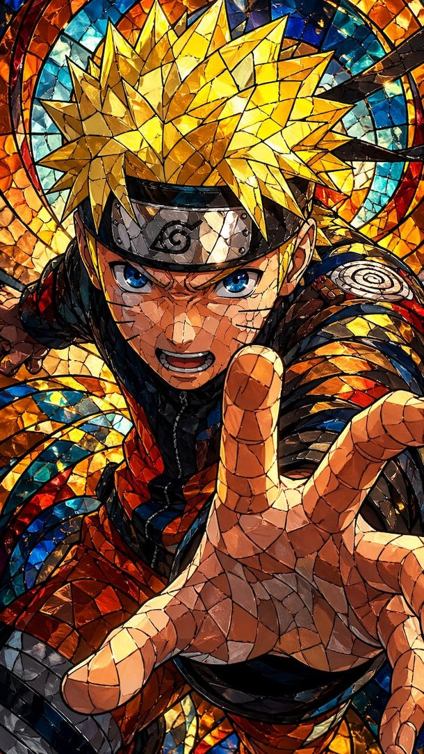 Naruto Mosaicos de Colores de Naruto