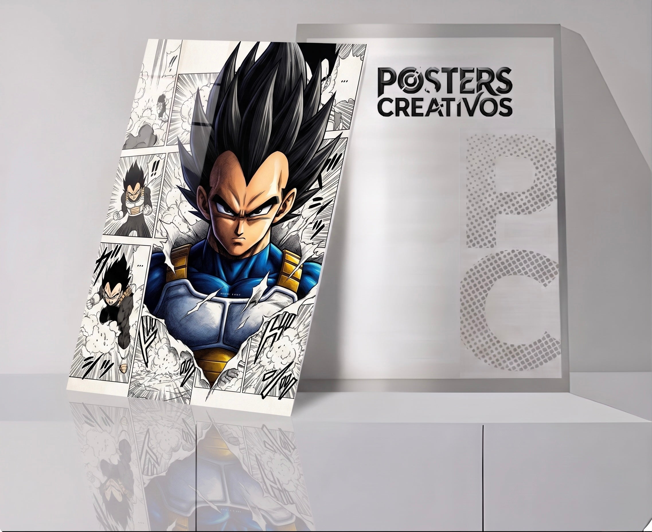 Vegeta Sobresaliendo de Historieta