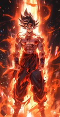 Goku Aura Roja