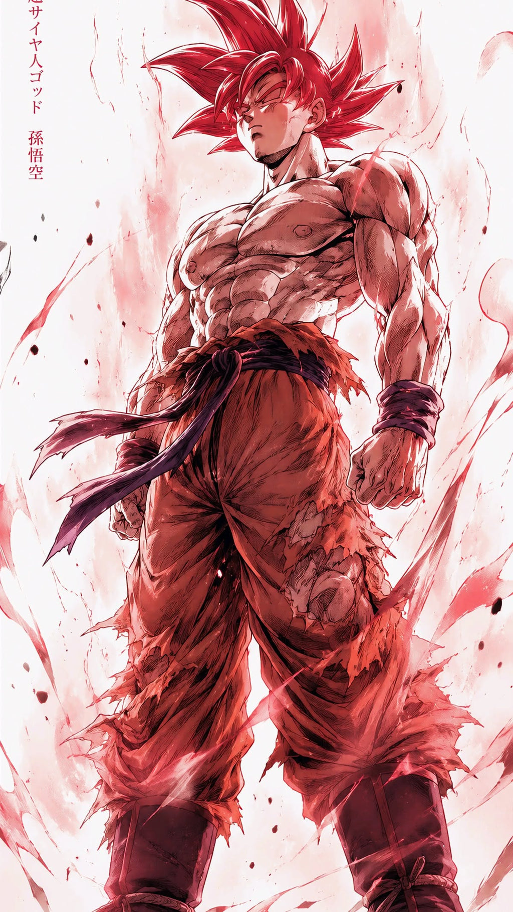 Goku Super Saiyayin dios Rojo