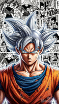 Goku Ultra Instinto Historieta Medio Cuerpo
