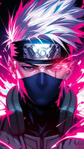 Kakashi Ojo Rojo Sharingan de Naruto