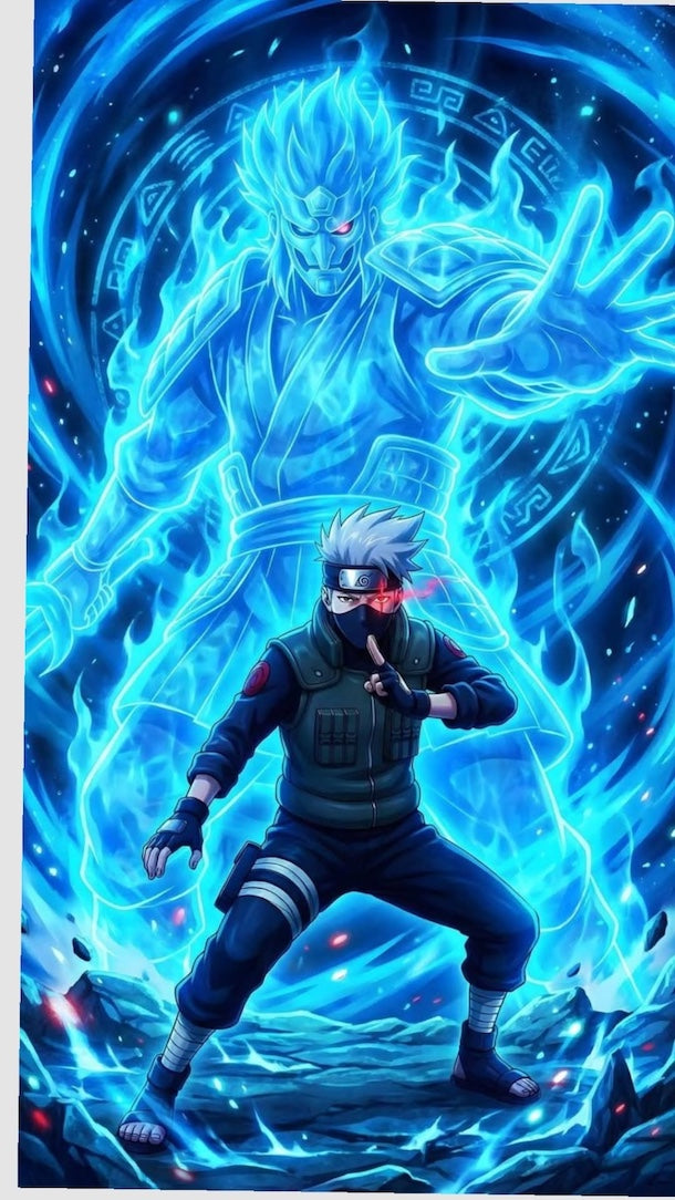 Kakashi Susanoo Azul de Naruto