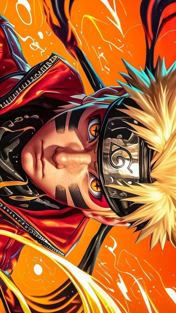 Rostro Naruto Modo Sabio de Naruto