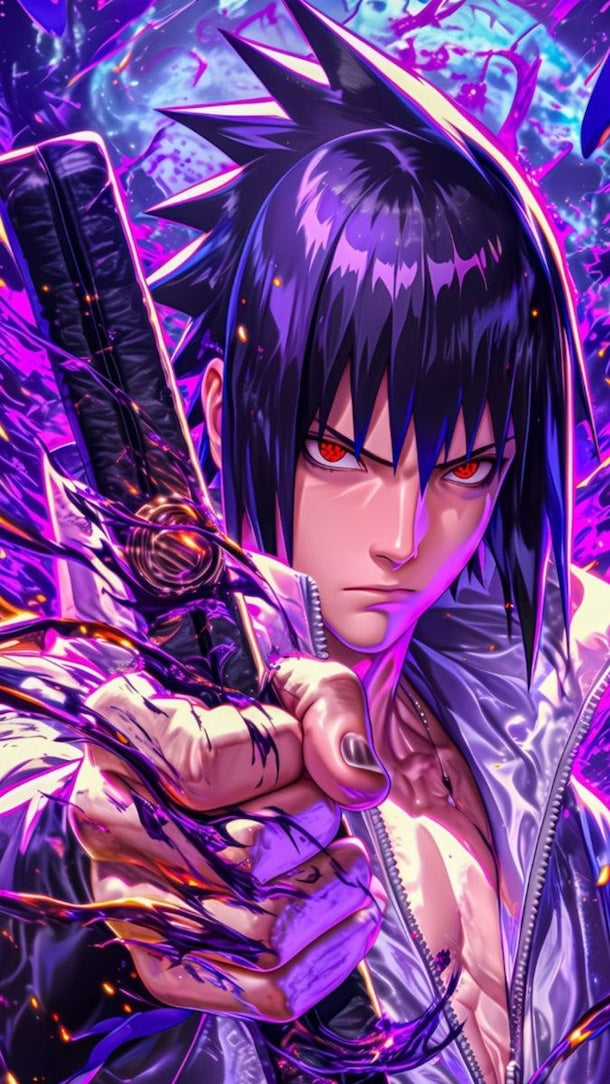 Sazuke Sosteniendo Espada de Naruto