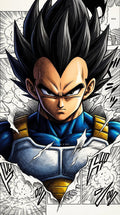 Vegeta Sobresaliendo de Historieta
