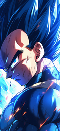 Vegeta Super Saiyayin Blue Perfil