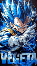 Vegeta Super Saiyayin Blue Volando